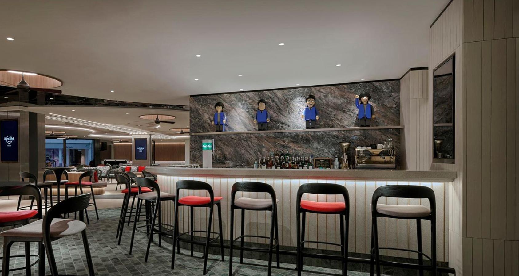 Hard Rock Hotel Penang Batu Feringgi Dış mekan fotoğraf The bar at the lounge